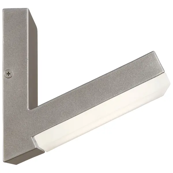 The Angle LED Wall Sconce combines modern efficiency with transitional styling. Its compact 6-inch square profile and etched opal glass deliver soft, even illumination at 1717 lumens with excellent color rendering. - alternate view