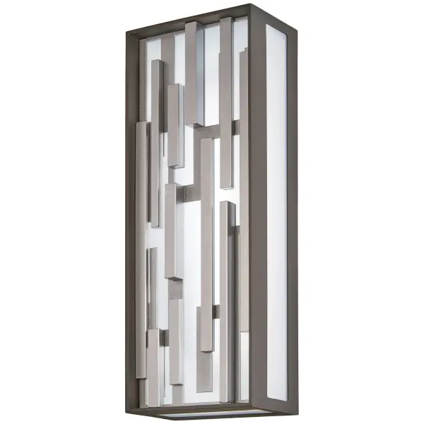 The Bars LED Pocket Lantern combines transitional styling with modern LED efficiency. Its compact 6.5" width and ADA-compliant design make it ideal for hallways and entryways, while its indoor-outdoor rating offers installation flexibility. - alternate view