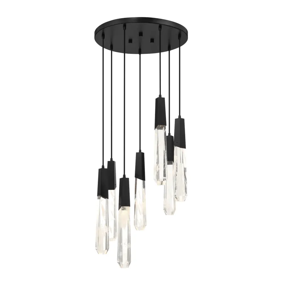 Drifting Droplets 7-Light LED Pendant - Image 3