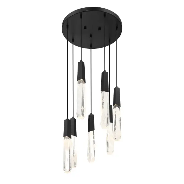 Drifting Droplets 7-Light LED Pendant - Image 4