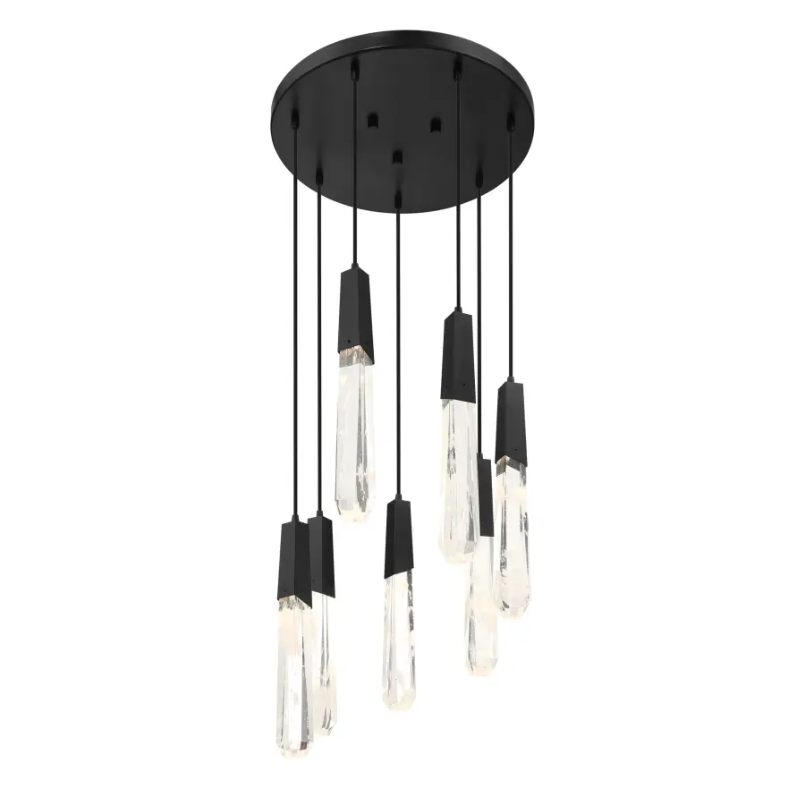 Drifting Droplets 7-Light LED Pendant - Image 4