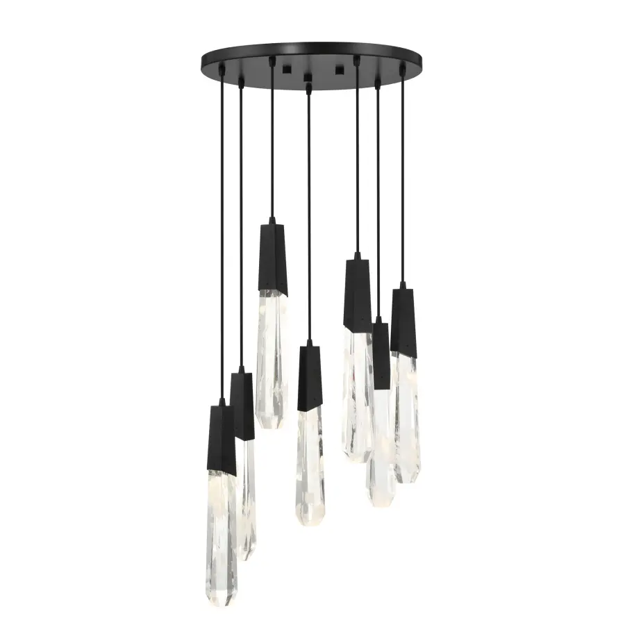 Drifting Droplets 7-Light LED Pendant - Image 5