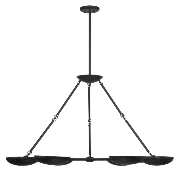 Undertas 6-Light Chandelier in Coal Black - Image 7