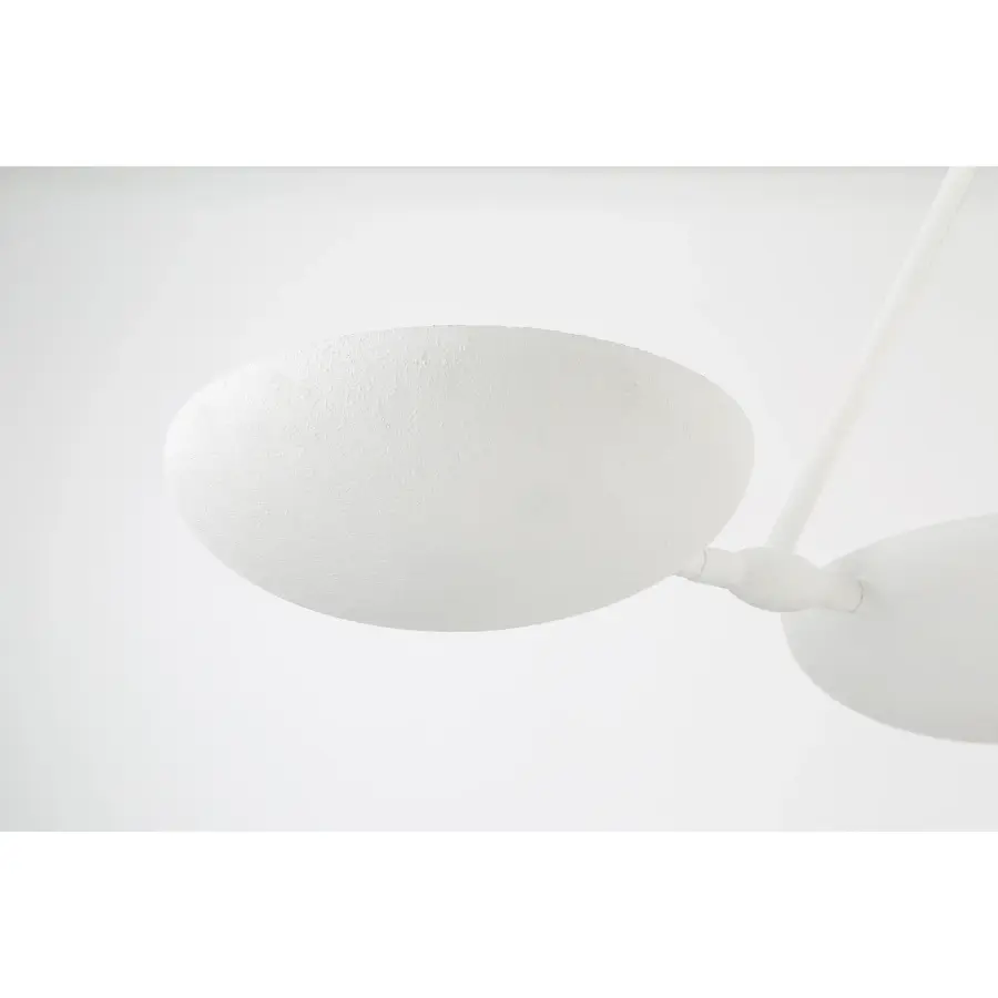 Undertas 4-Light Island Fixture in Piastra White - Image 2