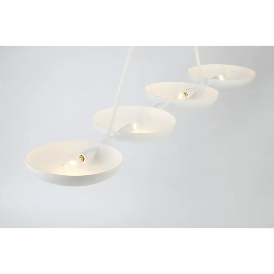 Undertas 4-Light Island Fixture in Piastra White - Image 3