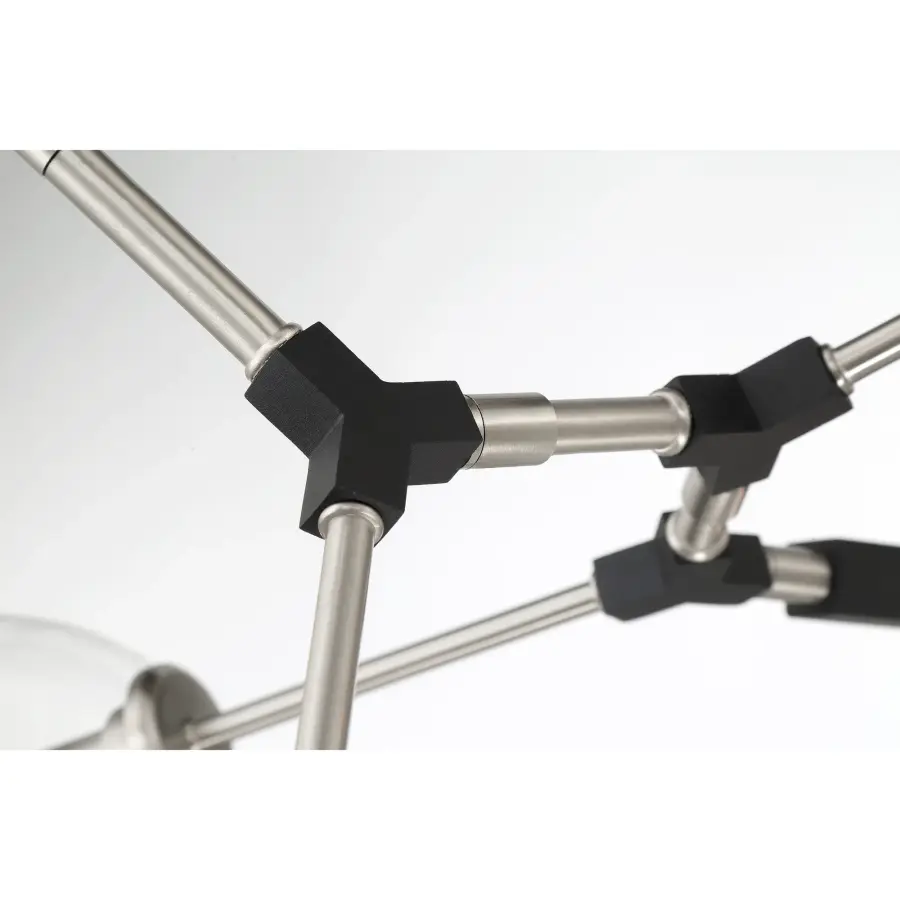 Nexpo 10-Light Chandelier in Coal Black - Image 2