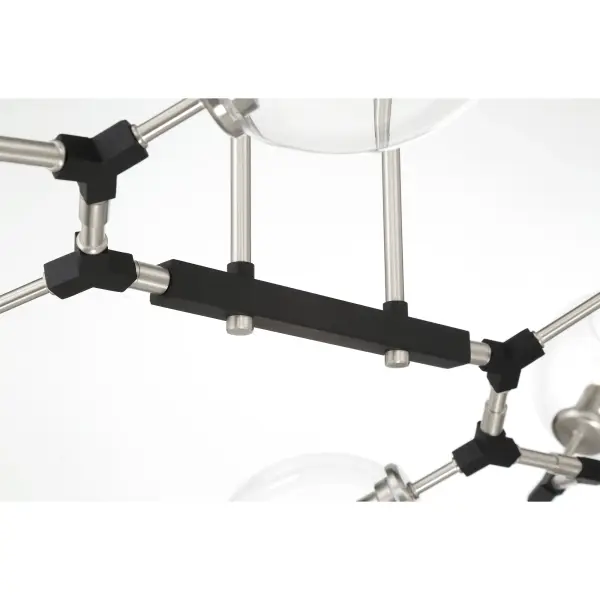 Nexpo 10-Light Chandelier in Coal Black - Image 3