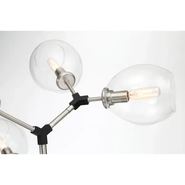 Nexpo 10-Light Chandelier in Coal Black - Image 4