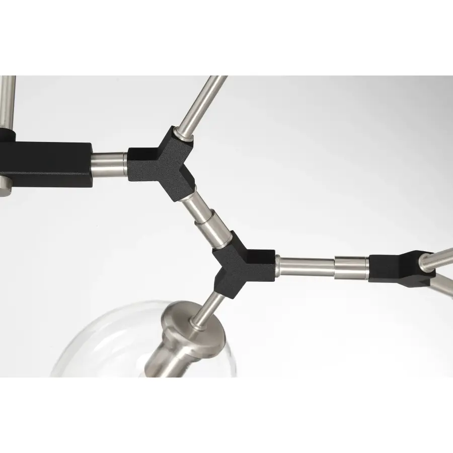 Nexpo 10-Light Chandelier in Coal Black - Image 5