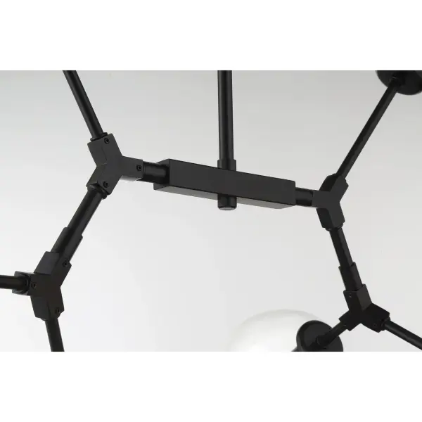 Nexpo 6-Light Chandelier in Coal Black - Image 2