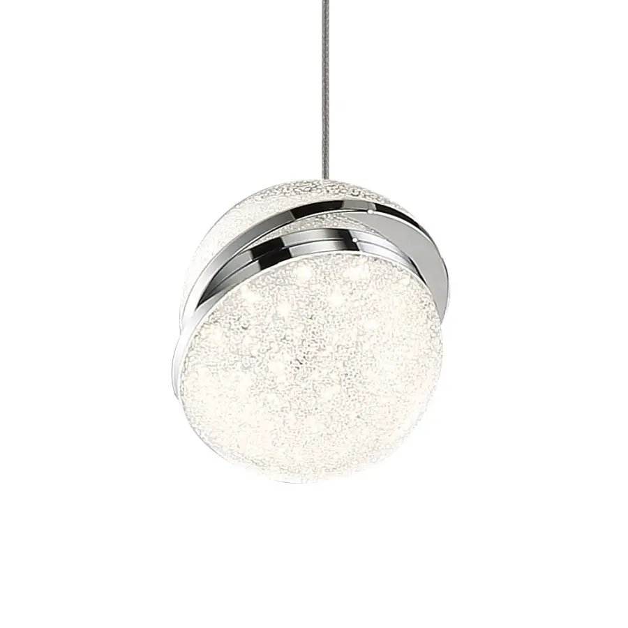 Silver Slice 4-Light LED Pendant - Image 2