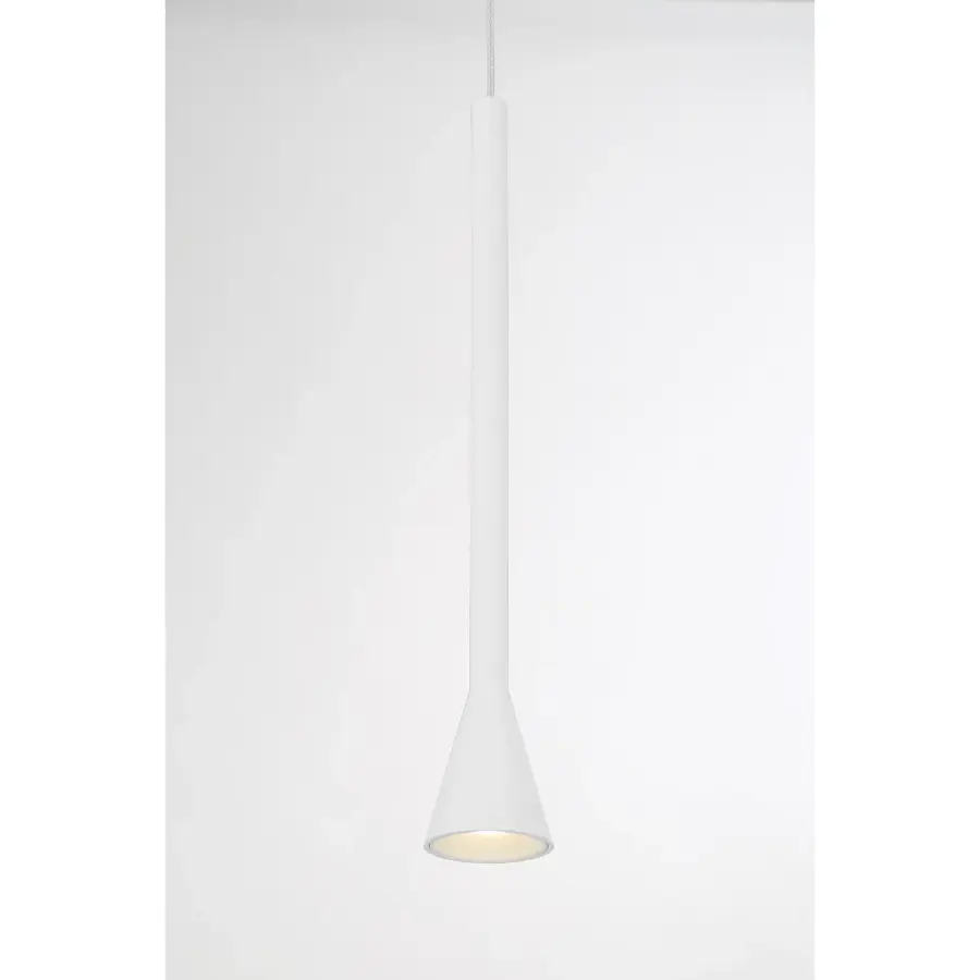 Piccolo 1-Light LED Mini Pendant in Matte White - Image 2
