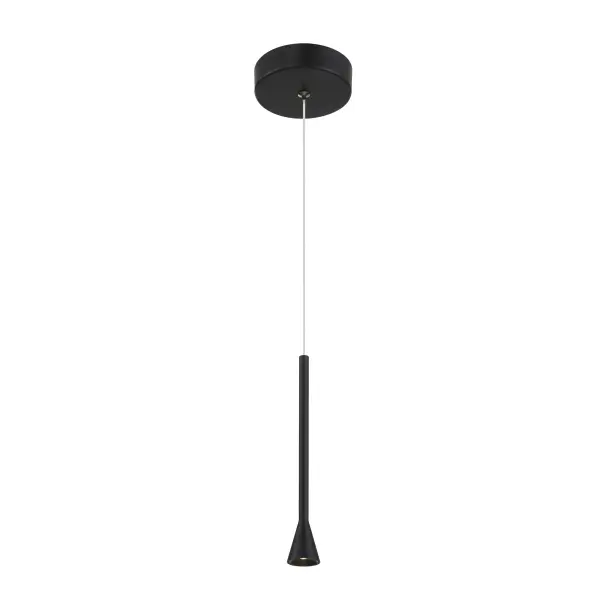 The Piccolo mini pendant delivers focused LED illumination in a compact, contemporary design. Its slim 1.5-inch profile and coal black finish make it ideal for multiples or tight spaces where style meets function.