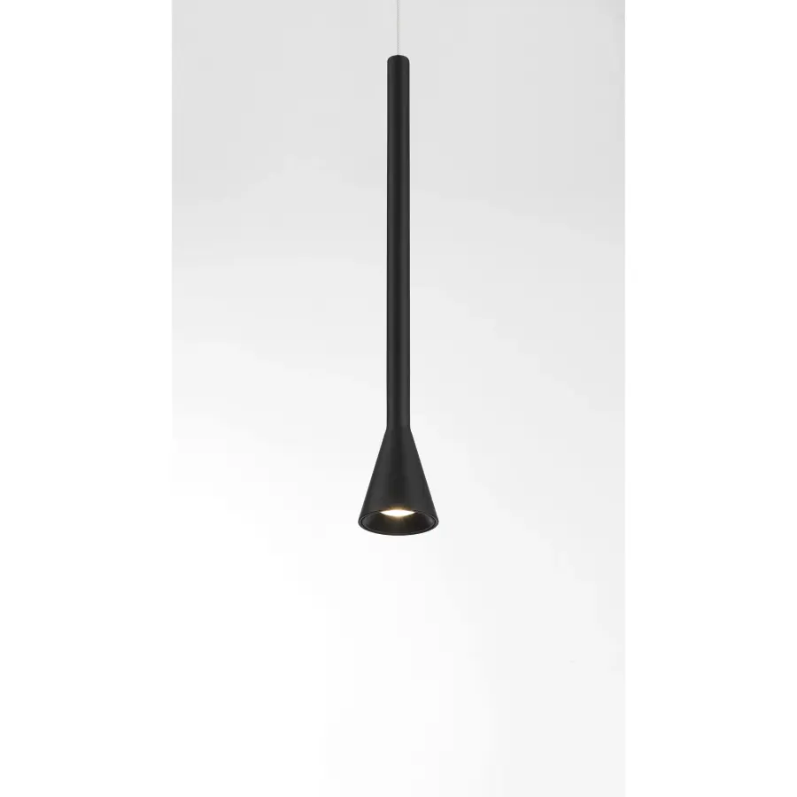 Piccolo 1-Light LED Mini Pendant in Coal Black - Image 3
