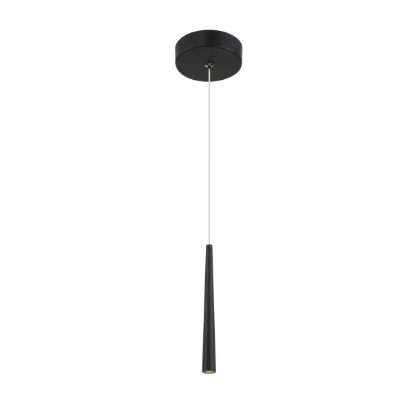 The Stretch Mini Pendant delivers modern minimalism with its ultra-slim 1-inch profile and coal black finish. Built-in LED technology provides efficient, high-CRI illumination ideal for task areas and accent lighting.