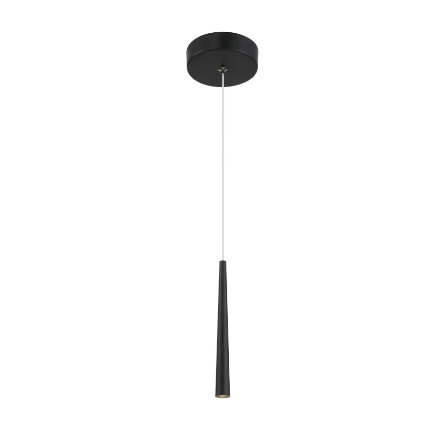 Stretch LED Mini Pendant in Coal Black - Image 1