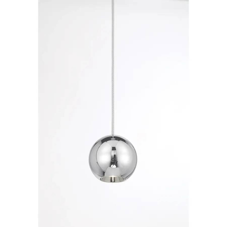 Itty 1-Light LED Mini Pendant in Chrome - Image 2