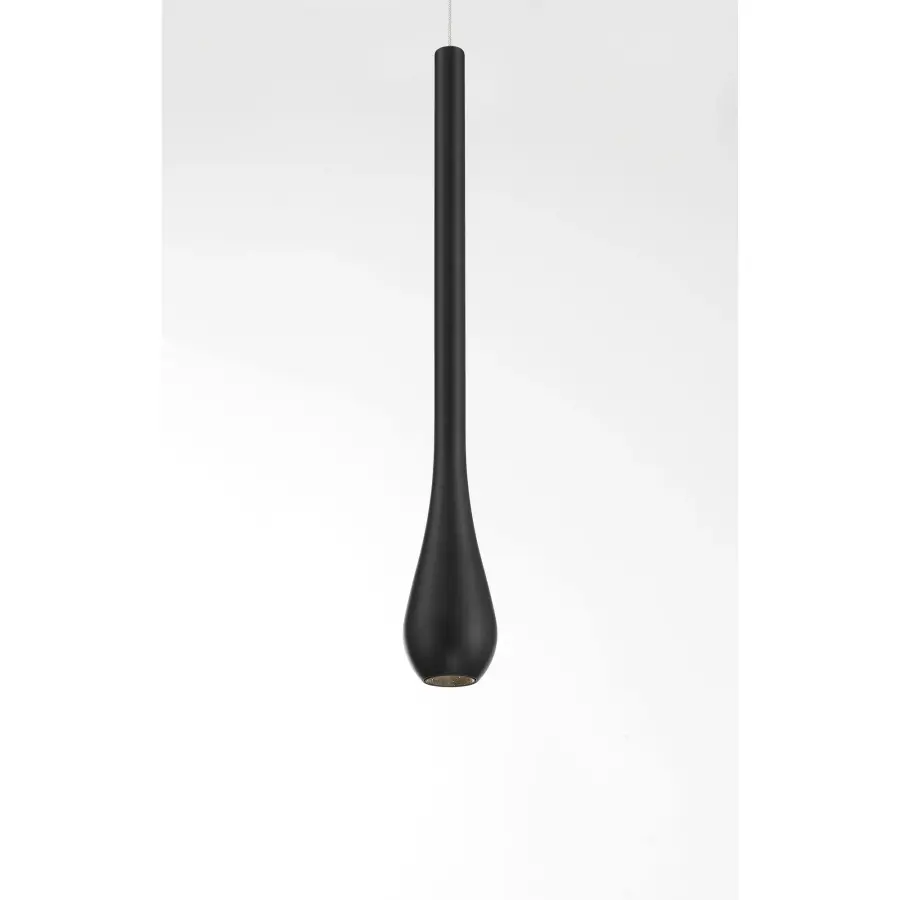 Pingo 1-Light LED Mini Pendant in Coal Black - Image 2