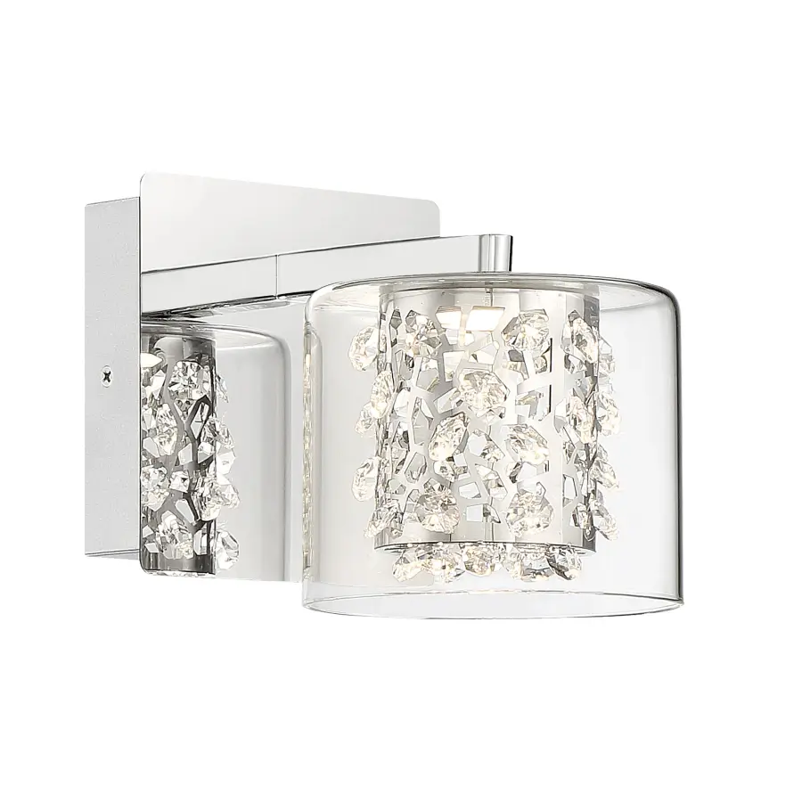 Wild Gems 1-Light LED Bath Vanity Light