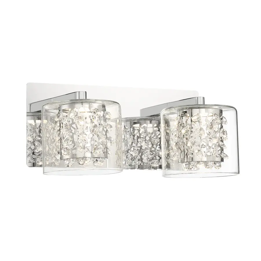 Wild Gems 2-Light LED Bath Vanity Light