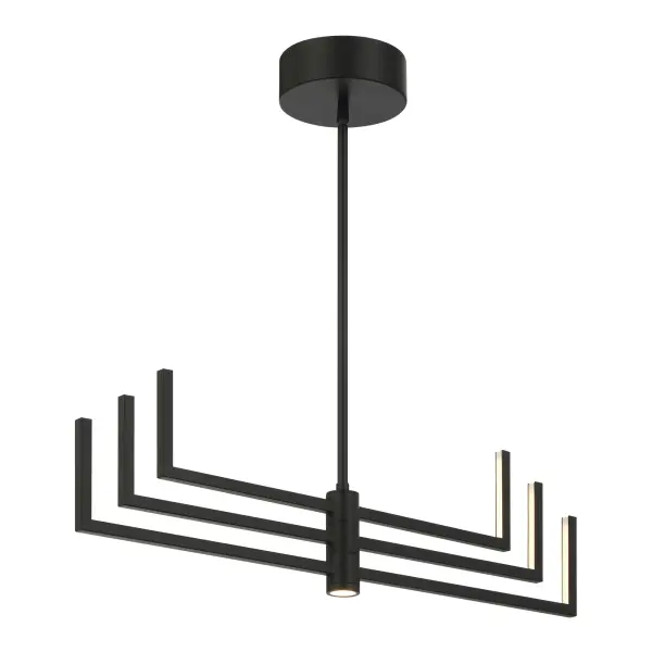 Articular 6-Light LED Chandelier with Rotating Arms - Image 3