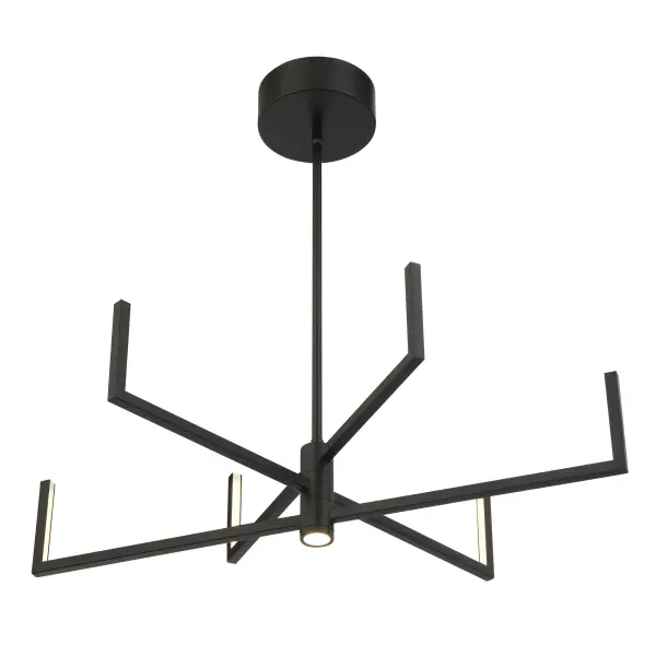 Articular 6-Light LED Chandelier with Rotating Arms - Image 4