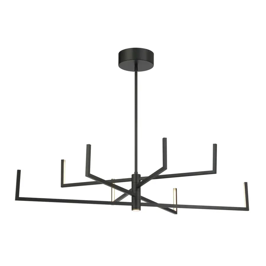 Articular 8-Light LED Chandelier - Image 1