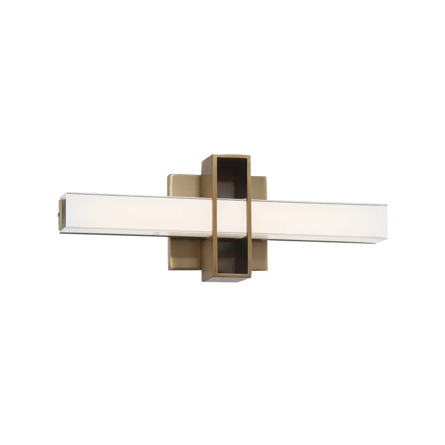 Classic Brass Bath Light with High-CRI LED Performance