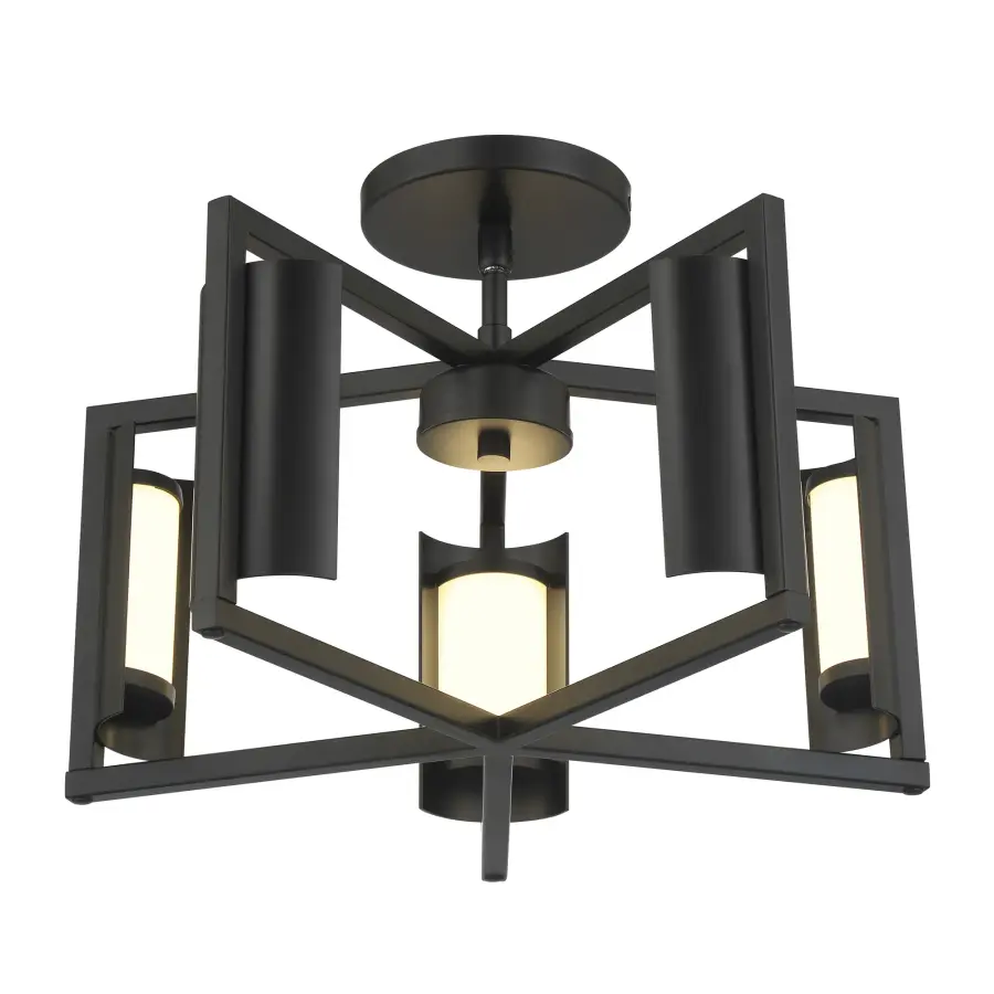 Sleek Modern Flush Mount with High-CRI LED for Intimate Spaces - Image 4