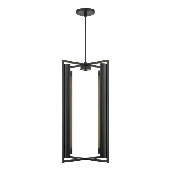 Modern 4-Light LED Pendant with High-CRI Etched Glass Shades - Image 5