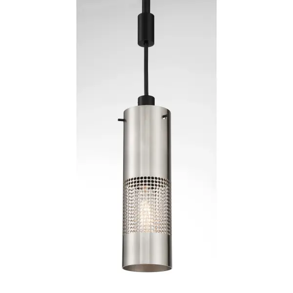 Compact Industrial-Modern Mini Pendant with Geometric Grid Design - Image 2