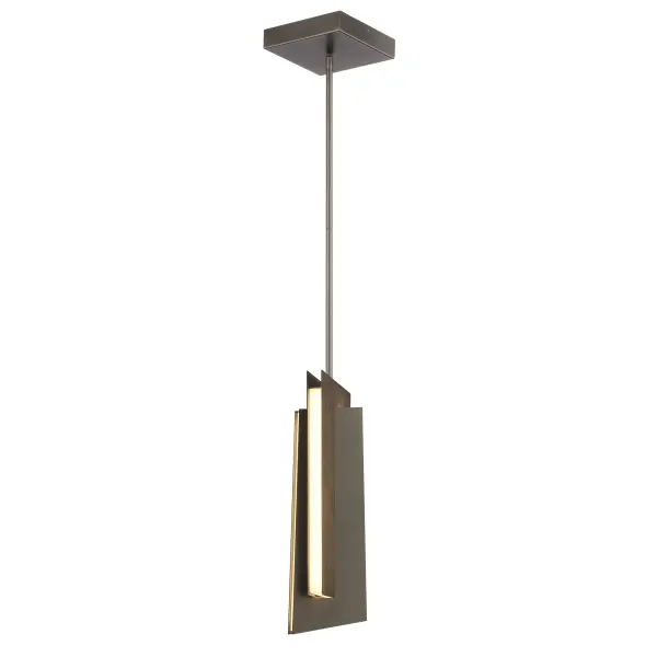 Sleek Modern Pendant Blending Industrial Metal with Warm Wood Accents - Image 3