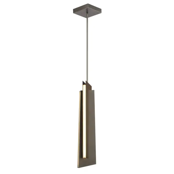 Sleek Modern Pendant Blends Industrial Metal with Warm Wood Accents - Image 3