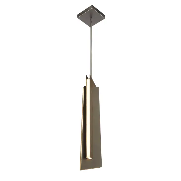 Sleek Modern Pendant Blends Industrial Metal with Warm Wood Accents - Image 4
