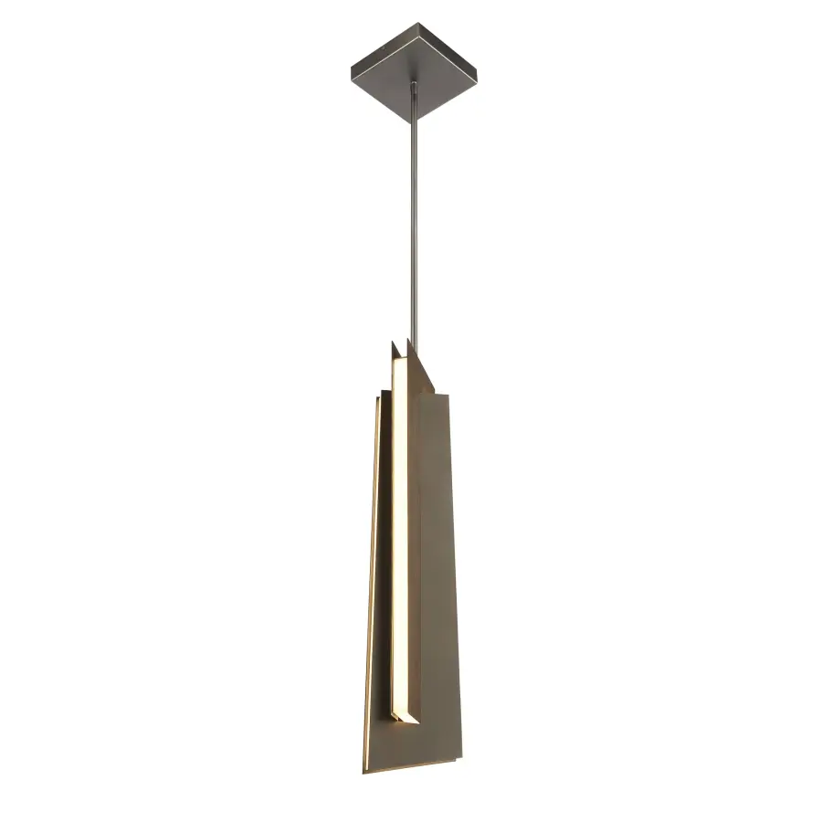 Sleek Modern Pendant Blends Industrial Metal with Warm Wood Accents - Image 4