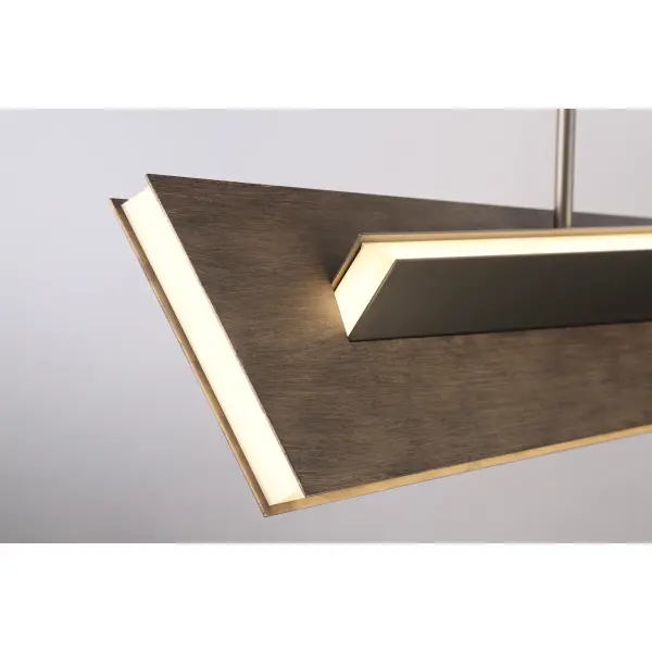 Sleek Modern Linear LED with Warm Wood Accent & ADA Compliance - Image 2