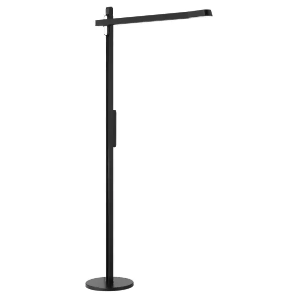This sleek aluminum floor lamp combines modern design with practical functionality. Features adjustable height up to 54 inches and innovative color-changing LED technology, making it perfect for task lighting or ambient mood setting.