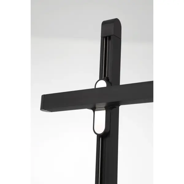 This sleek aluminum floor lamp combines modern design with practical functionality. Features adjustable height up to 54 inches and innovative color-changing LED technology, making it perfect for task lighting or ambient mood setting. - alternate view