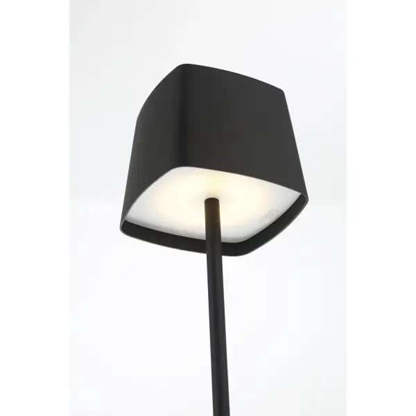 Rechargeable LED Table Lamp in Coal Black - Image 3