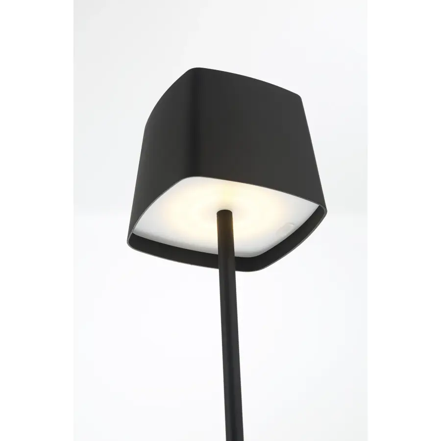 Rechargeable LED Table Lamp in Coal Black - Image 3