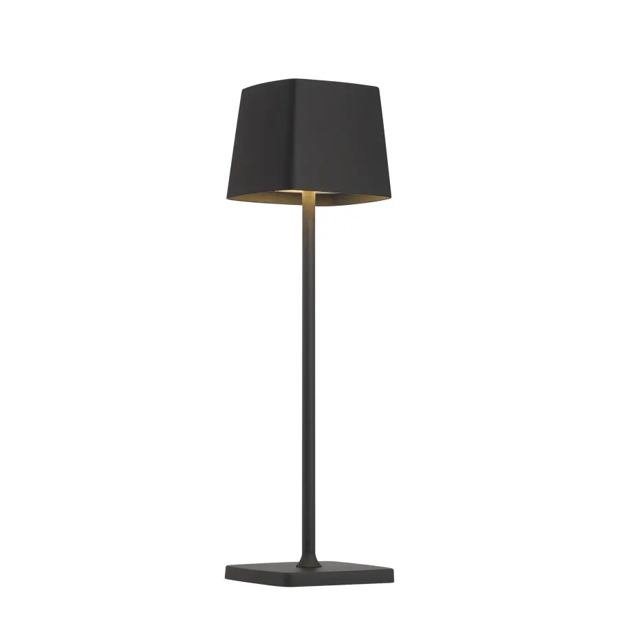 Rechargeable LED Table Lamp in Coal Black - Image 4