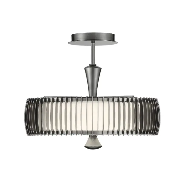 Night Moves 15" LED Semi-Flush Mount Ceiling Light - Image 3