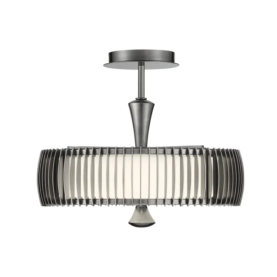 Night Moves 15" LED Semi-Flush Mount Ceiling Light - Image 3