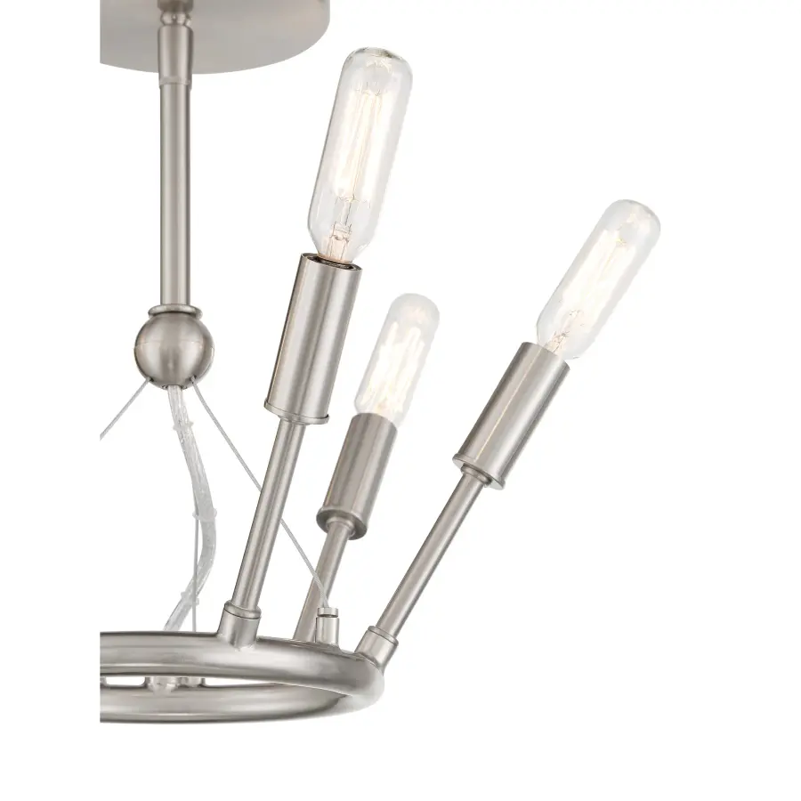Royalty 6-Light Semi-Flush Mount Ceiling Light - Image 2