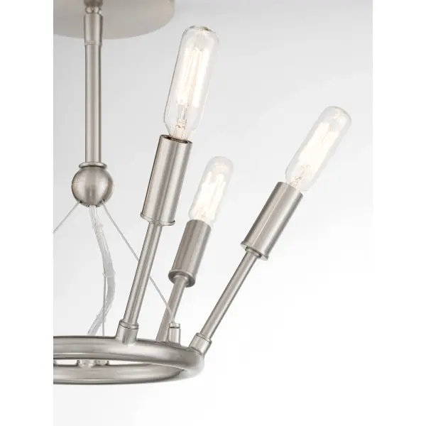 Royalty 6-Light Semi-Flush Mount Ceiling Light - Image 3