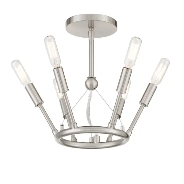 Royalty 6-Light Semi-Flush Mount Ceiling Light - Image 4