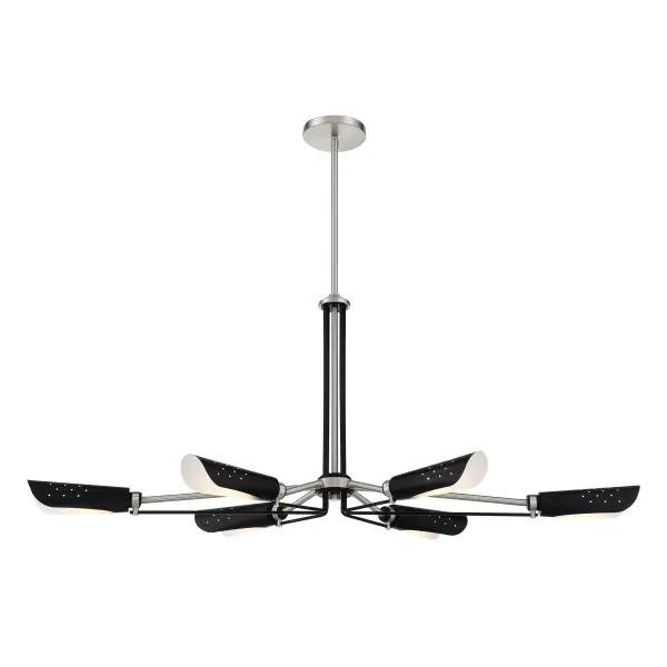 Industrial-Modern Linear Fixture with Striking Two-Tone Finish - Image 1