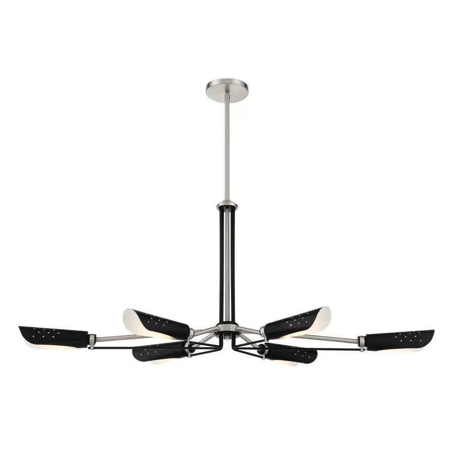 Industrial-Modern Linear Fixture with Striking Two-Tone Finish - Image 1