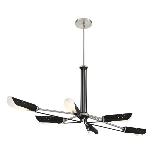 Industrial-Modern Linear Fixture with Striking Two-Tone Finish - Image 2