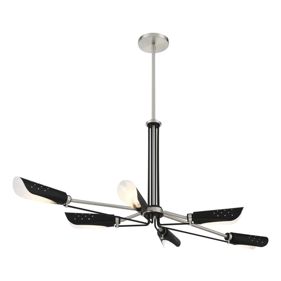 Industrial-Modern Linear Fixture with Striking Two-Tone Finish - Image 2